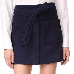Rag & Bone Edmond Belted Mini Skirt with pockets